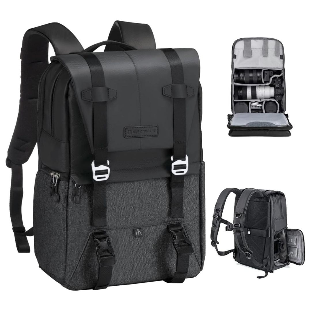 K&F Concept Camera Backpack 20L Waterproof Urban Wander 01 (Tamno sivi) KF13.087AV5 - 1